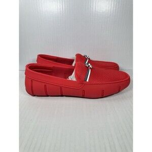 SWIMS Riva Red Loafers Shoes Men’s Size 9.5 Slip In BRAND NEW